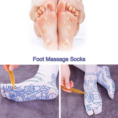 Relaxation Massage Socks With Trigger Point Massage Tool