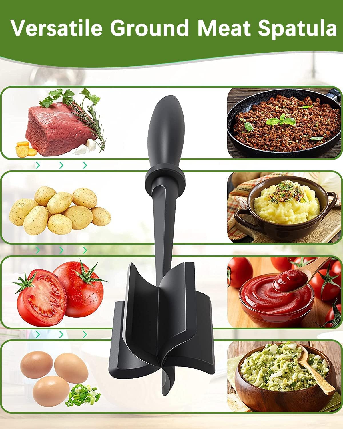 Meat Chopper - Safe for Non-Stick Cookware